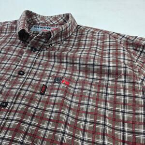 Cinch WRX Flame Resistant Long‎ Sleeve Button Up Western Shirt Men's Size XXL